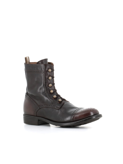 Shop Officine Creative Lace-up Boot Calixte/023 In Brown