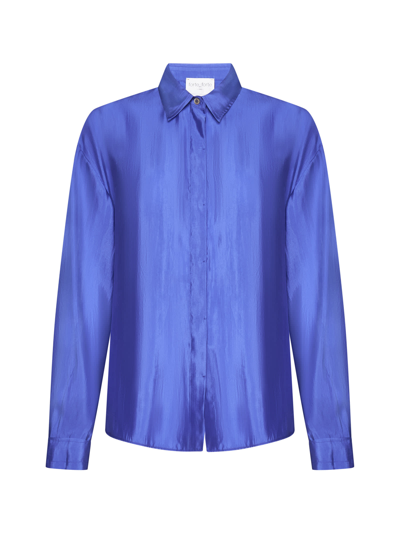 Shop Forte Forte Shirt In Bleu