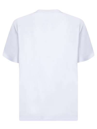 Shop Burberry Embossed Logo T-shirt In White