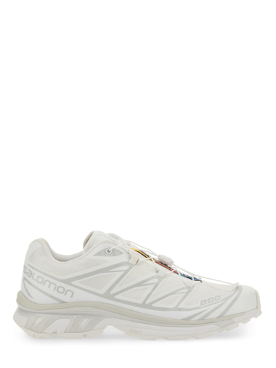 Shop Salomon Sneaker Xt-6 In Bianco