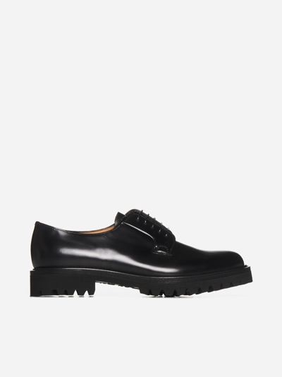 Shop Church's Shannon Leather Derby Shoes In Black