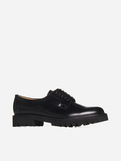 Shop Church's Shannon Leather Derby Shoes In Black