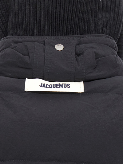 Shop Jacquemus La Doudoune Caraco Down Jacket In Black