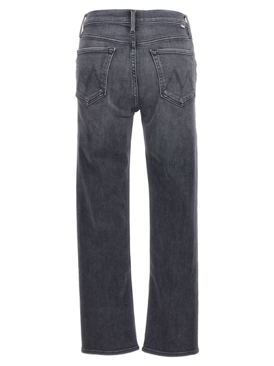 Shop Mother Jeans The Tomcat Ankle In Gray