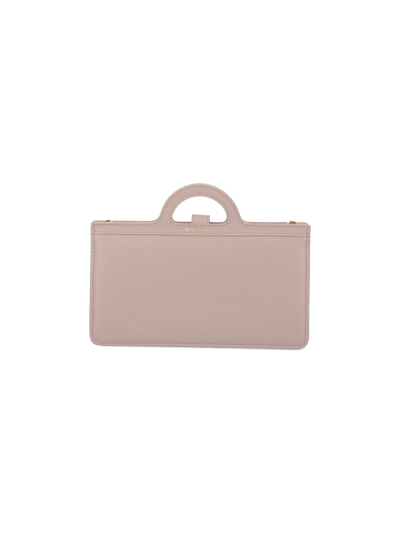 Shop Marni Wallet In Taupe