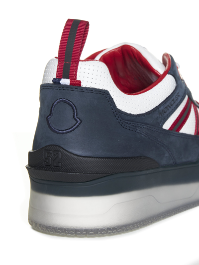 Shop Moncler Sneakers In Bianco