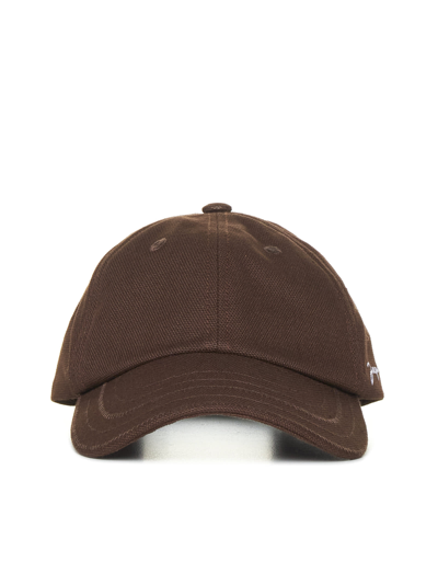 Shop Jacquemus Hat In Brown