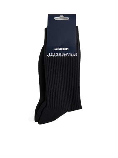Shop Jacquemus Socks In Black