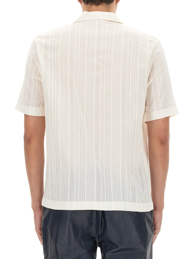 Shop Séfr Suneham Shirt In Bianco