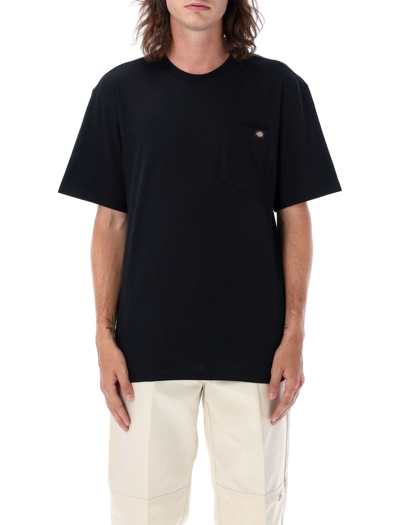 Dickies Logo-patch Cotton T-shirt In Black