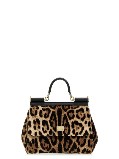 Shop Dolce & Gabbana 'sicily' Mini Handbag In Multicolor