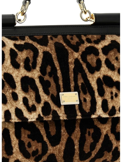 Shop Dolce & Gabbana 'sicily' Mini Handbag In Multicolor