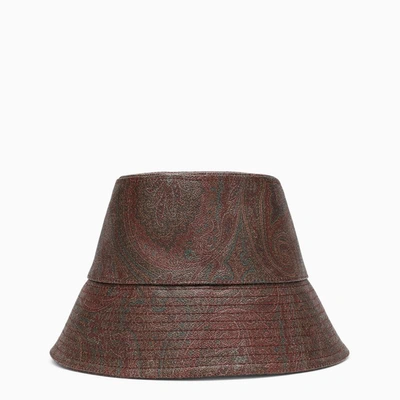 Shop Etro Paisley Motif Fisherman's Hat In Brown