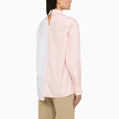 Shop Marni Asymmetrical Colour-block Shirt In White