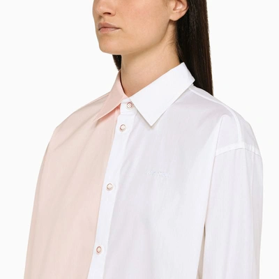 Shop Marni Asymmetrical Colour-block Shirt In White