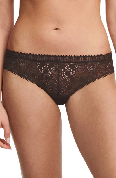 Shop Chantelle Lingerie Day To Night Tanga In Brown