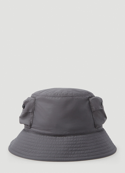 Shop Burberry Women Twin Pocket Bucket Hat In Gray