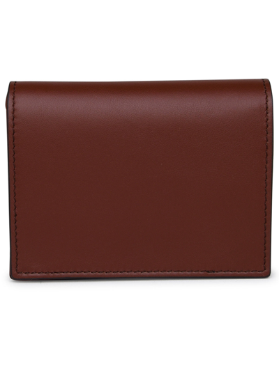 Shop Etro Brown Leather Wallet Woman In Black