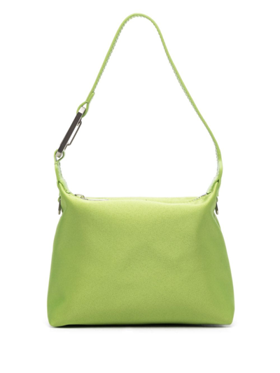 Shop Eéra Slim Moon Satin Mini Bag In Green