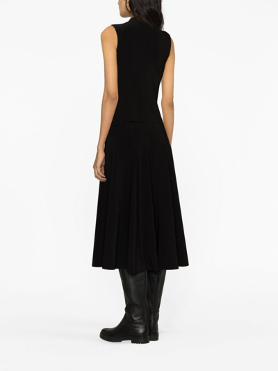 Norma Kamali Notched-lapel Vest In Black