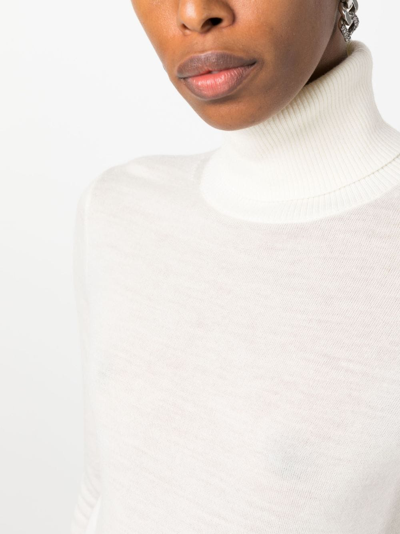 Michael Michael Kors Decorative-button Merino Jumper In White