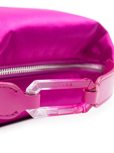 Shop Eéra Moon Satin Mini Bag In Pink