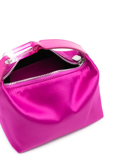 Shop Eéra Moon Satin Mini Bag In Pink