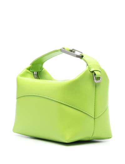Shop Eéra Moon Leather Bag In Green