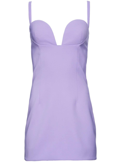 Shop Retroféte Paulette Sleeveless Dress In Purple