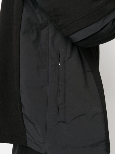 Sacai Buckled Short-sleeve T-shirt In Black