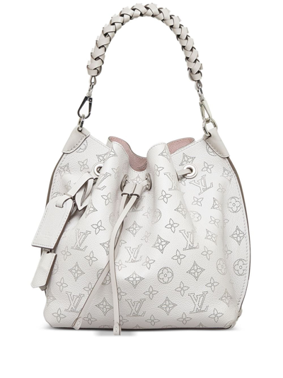 Pre-owned Louis Vuitton 2020 Muria Mahina Tote Bag In White