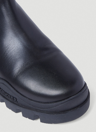 Shop Moncler Women Larue Chelsea Ankle Boots In Black
