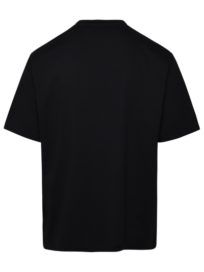 Shop Palm Angels Man Sartorial Tape T-shirt In Black Cotton