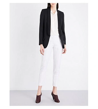 Shop Stella Mccartney Melissa Layered Wool Jacket In Black