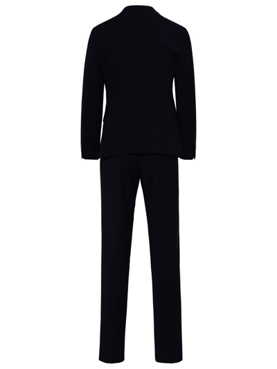 Shop Zegna Man  Drop 8 Suit In Blue Wool Blend