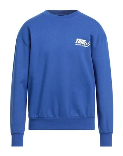 Shop Mauna Kea Man Sweatshirt Blue Size Xxl Cotton