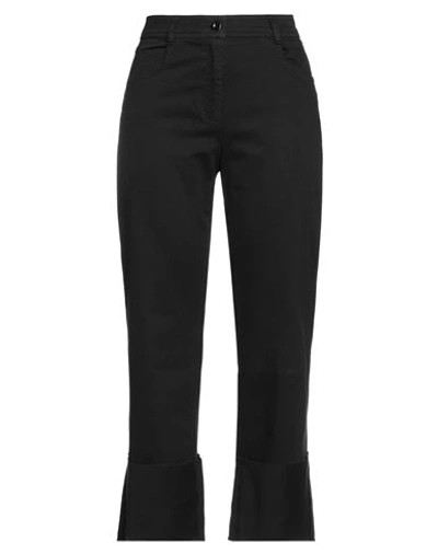 Pennyblack Woman Pants Black Size 10 Cotton, Elastane In Black