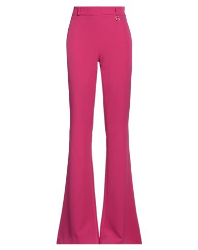 Shop Gaelle Paris Gaëlle Paris Woman Pants Fuchsia Size 6 Polyester, Elastane In Pink