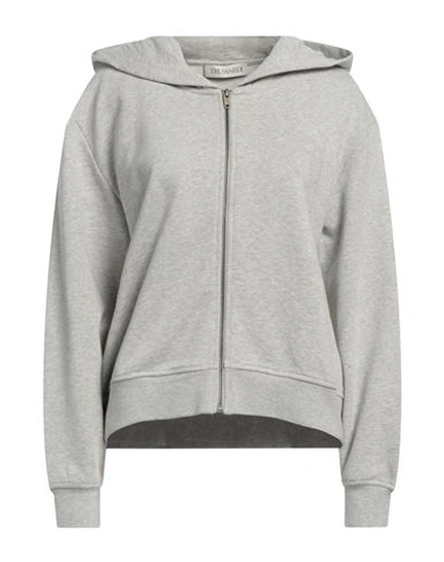 Shop Trussardi Woman Sweatshirt Light Grey Size Xxs Cotton