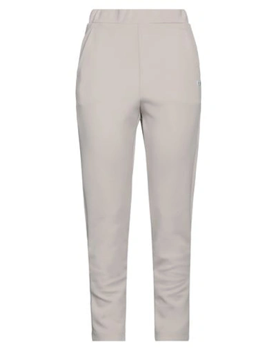 Shop Max Mara Woman Pants Light Grey Size Xs Polyamide, Elastane