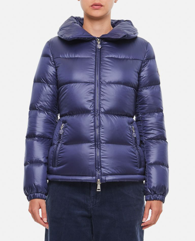 Shop Moncler Douro Down-filled Jacket In Blue