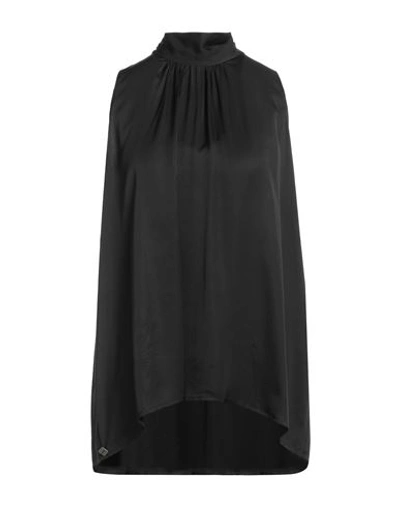 Shop Manila Grace Woman Top Black Size 10 Viscose