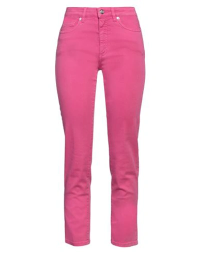 Nine:inthe:morning Nine In The Morning Woman Jeans Magenta Size 25 Cotton, Polyester, Elastane In Magenta
