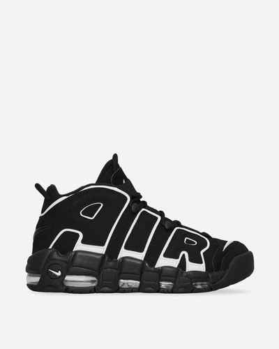 Shop Nike Air More Uptempo  96 Sneakers Black / White In Multicolor
