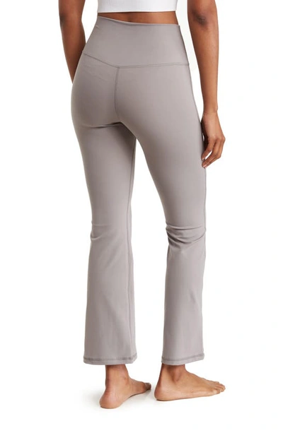 Shop 90 Degree By Reflex Wonderlink Hudson Everyday Yoga Pants In Frost Gray