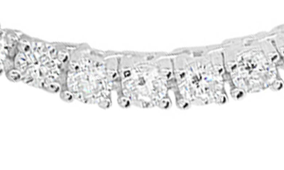 Queen Jewels Cz Tennis Necklace In Silver