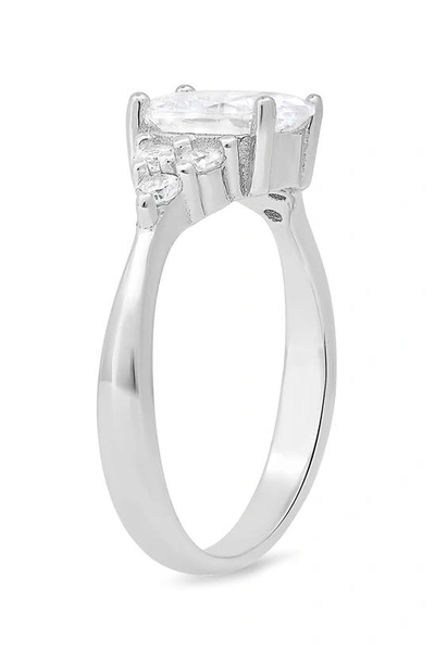Shop Queen Jewels Cubic Zirconia Ring In Silver
