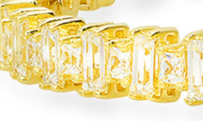 Queen Jewels Cz Tennis Bracelet In Gold