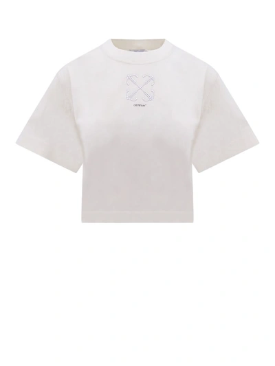 Shop Off-white T-shirt In Beige