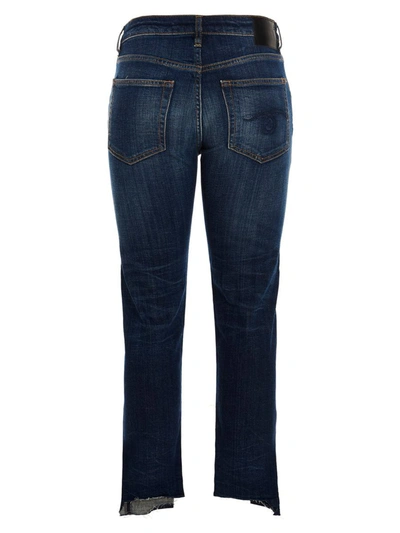 Shop R13 Jeans 'boy Straight' In Blue